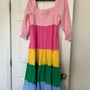 Crown & Ivy Pink Ruffled Dress